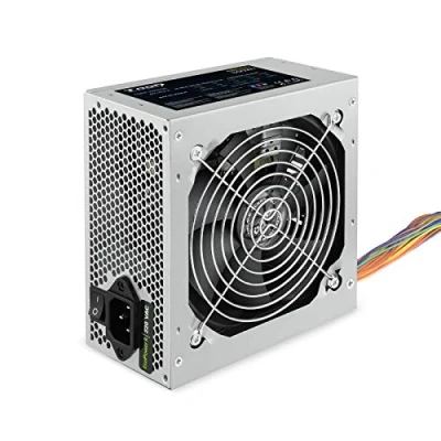 Immagine di TooQ TQEP 500SSE 500W ATX Silver power supply unit units (500 W, Over voltage, Overheating, Short circuit, Under current, Overload, 12 cm, 1 fan(s), 24 pin ATX, PC)