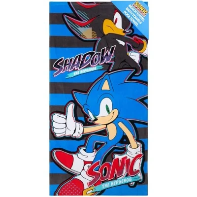 Immagine di SONIC THE HEDGEHOG Telo Mare Cotone Asciugamani Bambini Ragazzi Asciugamano Bagno Doccia Grande Teli Leggeri e Assorbente 140x70cm (Multicolori, 70x140cm)