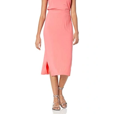 Immagine di Amazon Essentials Gonna Media in Maglia con Elastico Vita (Taglie Forti Disponibili) Donna, Pesca, M