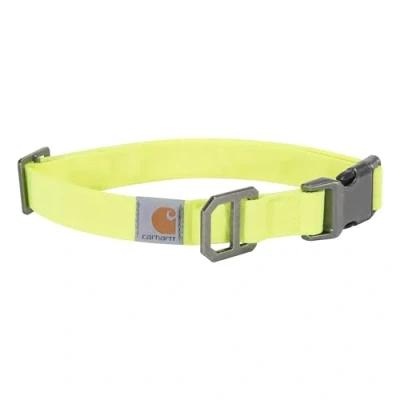 Immagine di Carhartt Collare per cani in nylon, color lime, medio