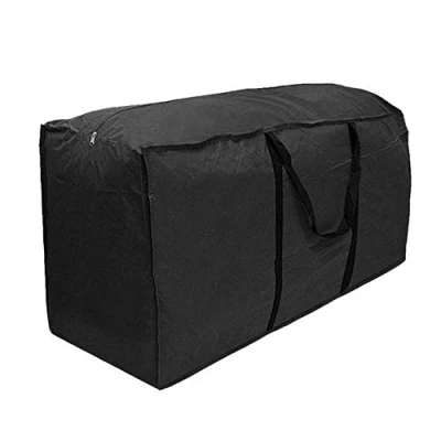 Immagine di RRigo borsa per mobili da terrazza esterno giardino impermeabile leggera imbottita nera (lunghezza 173 x 76 51 cm)
