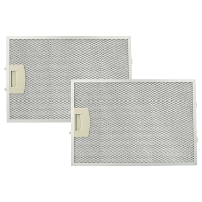 Immagine di vhbw 2x Filtri Anti Grasso Permanente compatibile con Siemens LC75651/03, LC75651/04, LC75652/01, LC75652/02, LC75652/03 Cappa da Cucina, metallo