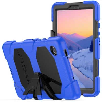 Immagine di TECHGEAR G SHOCK Custodia per Samsung Galaxy Tab A9 8.7&quot; 2023 (SM X110 / SM X115) Resistente e Robusta agli Urti Armatura Sopravvivenza con Supporto, Cust