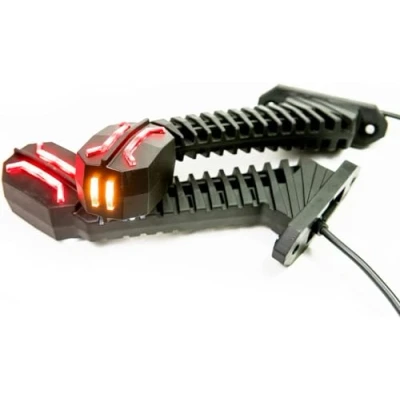 Immagine di Web Truck 2 x LED gomma marcatore luce laterale 12V 24V con E mark Posizione auto camion caravan KFZ lampada bianco rosso arancio