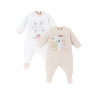 Immagine di Chicco SET 2 Pieces Tutina per bambini, Taglia: 56, Pink