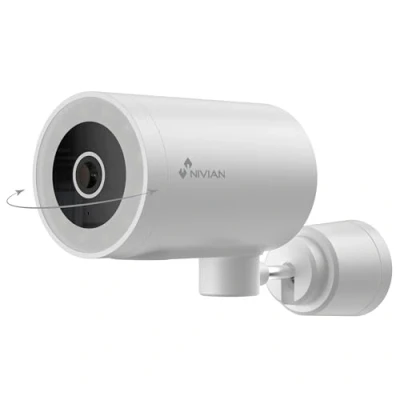Immagine di NIVIAN Telecamera Bullet Motorizzata WiFi 2.4Ghz Risoluzione Half4K 2560x1440 Rilevamento Umano AI e Autotracking Visione Notturna Colore Compatibile Alexa, Google Home Controllo tramite