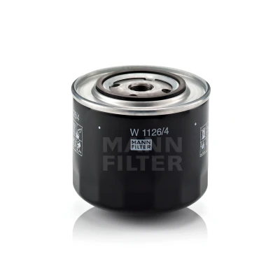 Immagine di MANN FILTER W 1126 Filtro olio 3/4 16 UNF con una valvola blocco arretramento ad avvitamento
