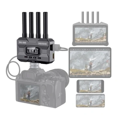 Immagine di Accsoon CineView HE TX Wireless Video &amp; Image Transmission System TRANSMITTOR ONLY for Set up Dual Transfer 2.4GHz/5GHz to 1200ft/350m iOS Android TIK Tok YouTube Live Streaming (1xT)