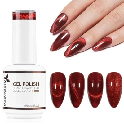 Immagine di Nicedeco 15ML Smalto Cat Eye Semipermanente per Unghie Colori magneticp Lampada UV LED Soak Off Gel Nail Polish N307