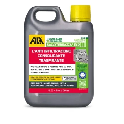 Immagine di FILA Surface Care Solutions, SALVATERRAZZA® ECO, Impermeabilizzante Terrazzi Trasparente a Base Acqua, Traspirante, 1L