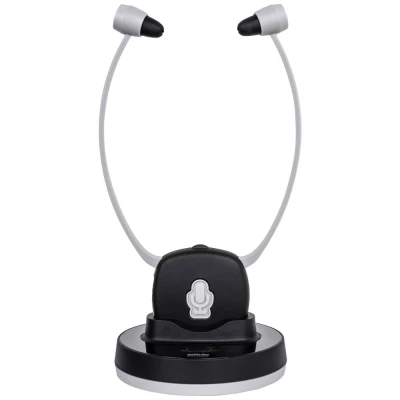 Immagine di Silva Schneider DH 9600 HiFi Cuffie auricolari Senza fili (via radio) Stereo Nero/grigio regolazione del volume, Muto