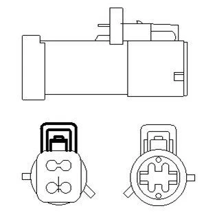 Immagine di MAGNETI MARELLI 466016355169 Sonda lambda riscaldato 4 FORD: FIESTA 6, Focus 2 Kombi, 5, VOLVO: V50, XC60 I, S80 II