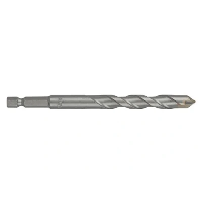 Immagine di wolfcraft Punta Per pietra con placchette in metallo duro, codolo esagonale, Ø 10 mm I 7270000 forare mattoni, artificiale e naturale