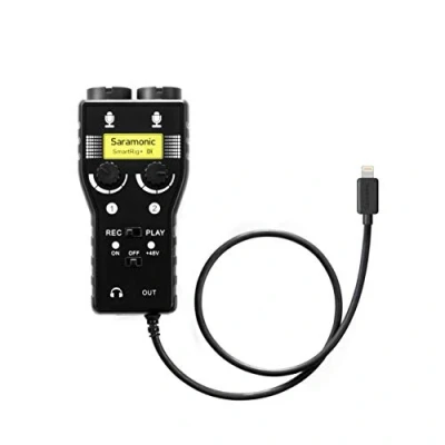 Immagine di Saramonic SmartRig+DI Interfaccia microfono/chitarra 2 Ch Lightning