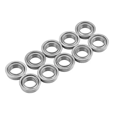 Immagine di 10pcs MF106ZZ Acciaio Inossidabile Doppio Scudo Flangiato Cuscinetti a Sfera in Miniatura 6x10x3mm