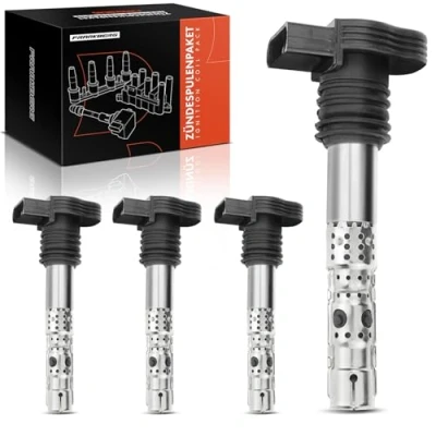 Immagine di 4 bobine di accensione Sostituzione per A3 8L A4 8D 8E 8H A6 4B TT Passat 3B Polo 9N 1.8L 2.0L 1996 2010 06B905115D