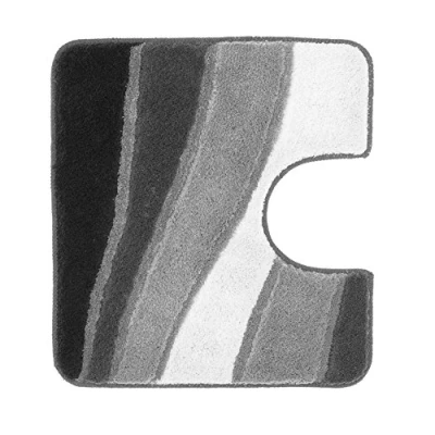 Immagine di Kleine Wolke Meusch Ocean 2322905130 Tappetino per WC 55 x 50 cm, Colore: Ardesia