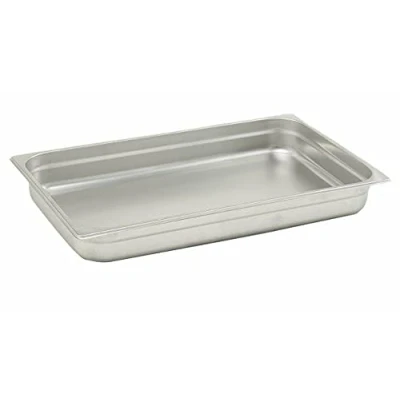 Immagine di Pentole Agnelli COIXGNP11150 Bacinella Gastronorm 1/1, Acciaio Inossidabile, Argento, 53 x 32.5 15 cm