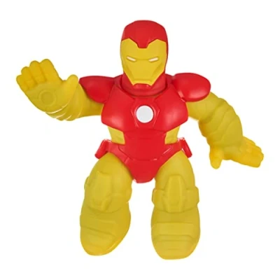 Immagine di Heroes of Goo Jit Zu Marvel Hero Pack. The Invincible Iron Man Gooey 11,4 cm di altezza. Compleanno ideale per ragazzi. Giocattolo supereroe.