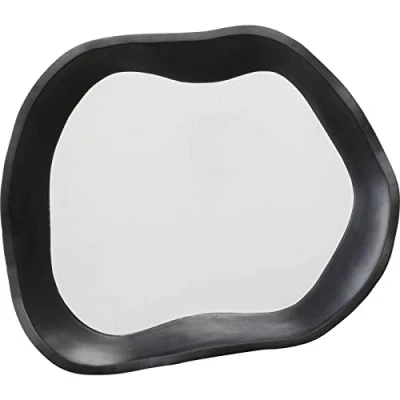 Immagine di KARE Specchio da parete dinamico con cornice nera orizzontale, 34 x 40,3 6,8 cm (altezza larghezza profondità)