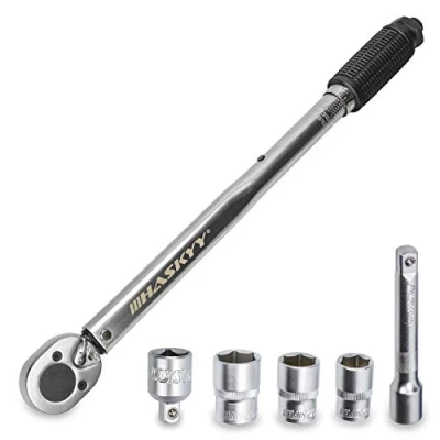 Immagine di Haskyy Set Chiave Dinamometrica 1/2&quot; 28 210 NM I Cricchetto Reversibile Chiavi Momento