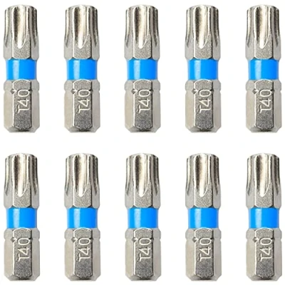 Immagine di Set di 10 punte Torx TX in acciaio S2 T40