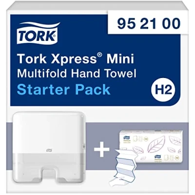Immagine di TORK, Towel Dispenser Elevation Starter Pack intercalati Mini C &amp; 952.100 in plastica 1 pc