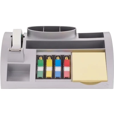 Immagine di Post it Desk Organizer C50 7000062207 da tavolo Argento (Metallizzato) Numero scomparti: 7