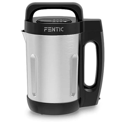 Immagine di Fentic Soup Maker 1.6L 5 Programmi LED Display Frullatore Zuppe Multifunzione 900W Acciaio Inox/Nero