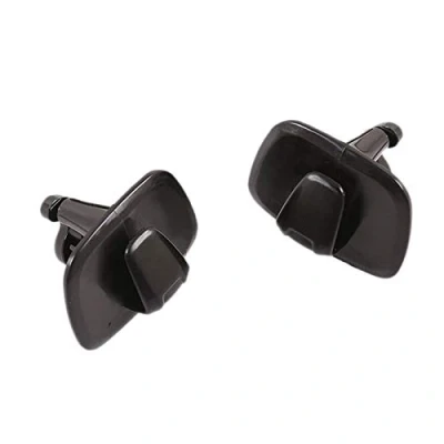 Immagine di Barabesty 2Pcs Nero ABS Interni Tetto Ganci Appendiabiti per V90 S90 XC40 XC60 XC90 2015 2020