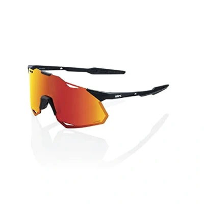 Immagine di 100% GAFAS HYPERCRAFT XS Soft Tact Black HiPER Red Multilayer Mirror Lens