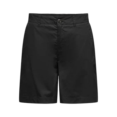 Immagine di ONLY Onlzora MW Bermuda Shorts Pnt, Nero, L Donna