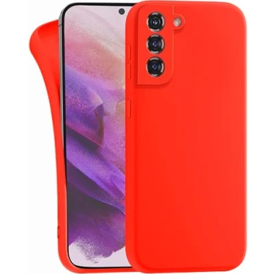 Immagine di MyGadget Cover per Samsung Galaxy S21 Custodia Protettiva in Silicone Morbido Case TPU Flessibile Ultra Protezione Antiurto &amp; Antiscivolo Arancio