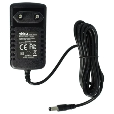 Immagine di vhbw Alimentatore AC cavo compatibile con Brother P Touch sostituisce AD 24, 24E, 24ES, 24EU alimentazione caricabatterie 1.6A