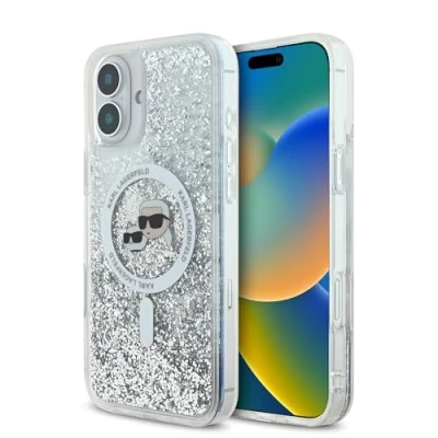 Immagine di CG MOBILE Karl Lagerfeld KLHMP16SLGKCSGH Cover per iPhone 16 6.1&quot;, colore: Trasparente