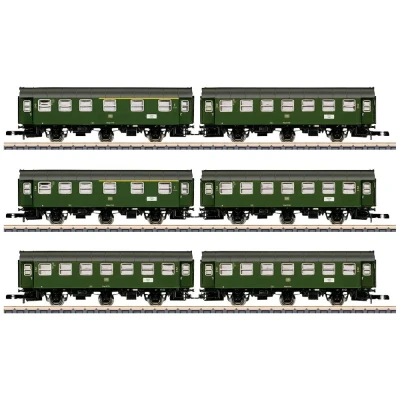Immagine di Märklin aus 87061 Z 3 coppie di vagoni conversione DB