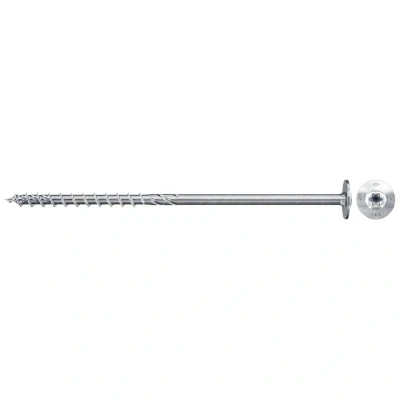 Immagine di Fischer PowerFast II 566354 Vite da legno 10 mm 400 Interno Esagonale rotondo, multidentato, TX, Torx, Impronta T Acciaio galvanizzato zinco 50 pz.