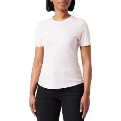 Immagine di Tommy Hilfiger SLIM FLAG Script TEE Tshirt con stampa, Donna, Taglia: XS, Whimsy pink