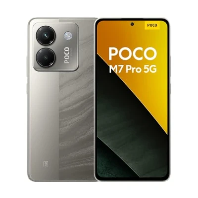 Immagine di POCO M7 Pro 5G Smartphone, 8+256GB, Argento, Fotocamera Sony da 50MP con OIS, batteria 5110mAh, ricarica turbo 45W, display AMOLED 120Hz (Adattatore di alimentazione non incluso)