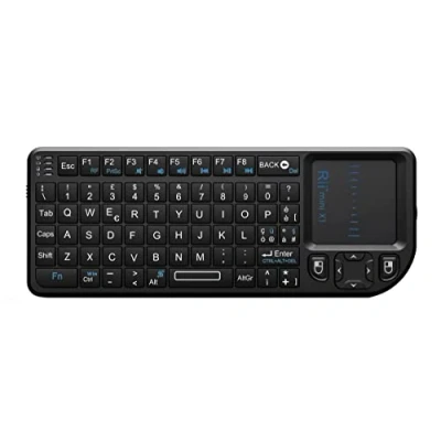 Immagine di Rii Mini X1 Wireless (Layout Italiano) Tastiera con Mouse touchpad per Smart TV, PC, HTPC, Console, Computer