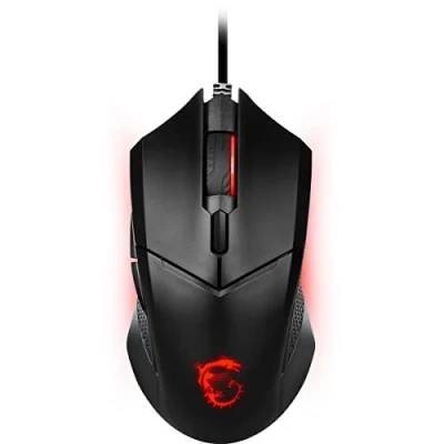 Immagine di MSI Clutch GM08 4200 DPI Mouse ottico da gioco cablato con LED rosso