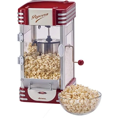 Immagine di Ariete Popcorn Popper XL Party Time 2953, Macchina Pop Corn, 700gr di Corn in Meno 2 Minuti, Rosso