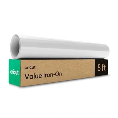 Immagine di Cricut Rotolo di vinile termoadesivo termoadesivo, 1,5 m, per l&#039;uso con tutte le macchine da taglio