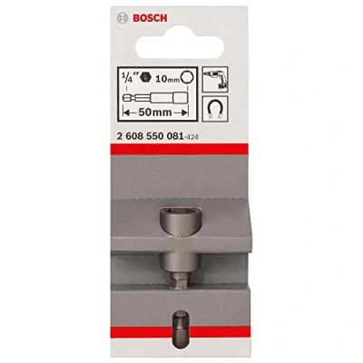 Immagine di Bosch Accessories Power Tools 2608550081 Bussola per viti a testa esagonale 10 mm Impronta (cacciavite) 1/4 (6.3 mm) 50 1 pz.
