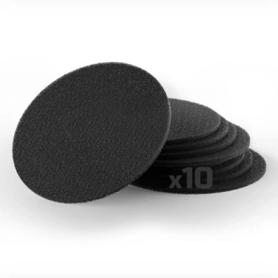 Immagine di Mtutu 10 filtri ai carboni attivi, 155 mm, rotondi, universali a carbone, filtro antigrasso e antiodore per il ricircolo dell&#039;aria in cappe portatili, carbone contenitore compost,