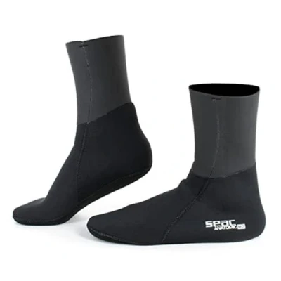 Immagine di SEAC Anatomic, Calze in Neoprene, Calzino Termico per Pesca Apnea e Immersioni con Pinne da Subacquea, XXL, 5 mm