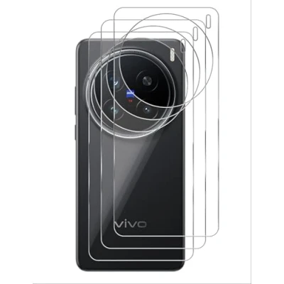 Immagine di GIOPUEY [3 Pezzi Pellicola Protettiva Retro Compatibile con Vivo X200 PRO, TPU Flessibile, Ultra Sottile, Resistente ai Graffi, Cover Transparent