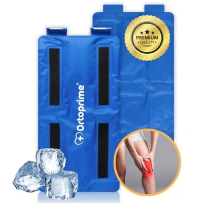 Immagine di OrtoPrime Ginocchiera Ghiaccio e Caldo per Ginocchio Impacco di Gel Riutilizzabile Borsa Calore Adatta a Qualsiasi Parte del Corpo