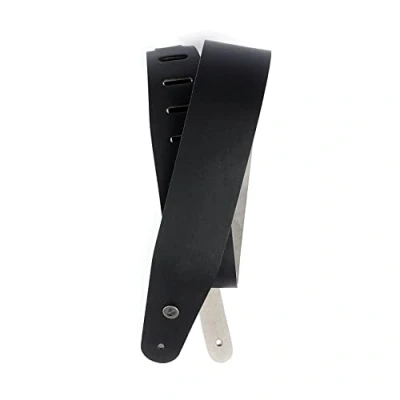 Immagine di Planet Waves 25L00 DX Tracolla per Chitarra, in Classica Pelle, Nero classico