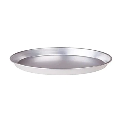 Immagine di Pentole Agnelli Linea Pasticceria e Pizza Tortiera Conica in Alluminio con Orlo (H 3 cm), Argento, 22 cm